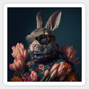 A.I. Fashion Rabbit Sticker